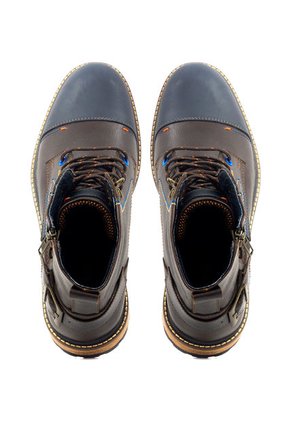 Botas San Polos Casual Hombre 3341 Café Azul