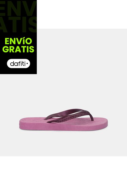 Chanclas Para Mujer Sandak Fucsia Aruba Full Plastic