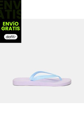 Chanclas Para Mujer Sandak Azul Claro SANDAK