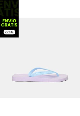Chanclas Para Mujer Sandak Azul Claro SANDAK