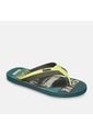 Sandalias Para Hombre Sandak Verde-Amarillo Melman S de SANDAK