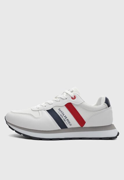 Tenis Lifestyle Santa Fe Polo Blanco