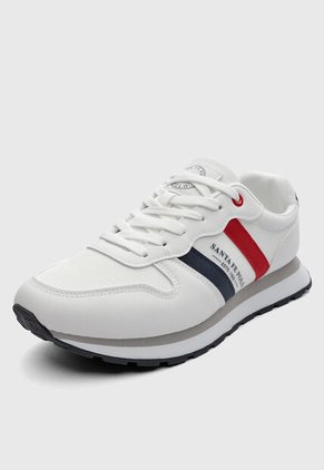 Tenis Lifestyle Santa Fe Polo Blanco