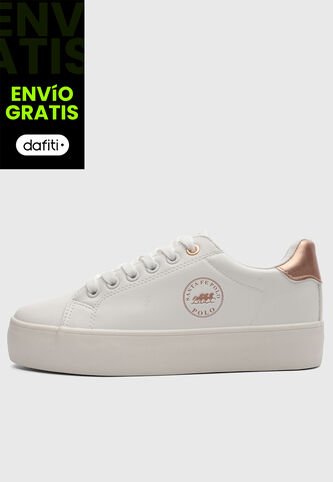 Tenis Casual Santa Fe Polo Blanco SF Polo