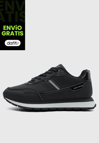 Tenis Lifestyle Santa Fe Polo Negro SF Polo
