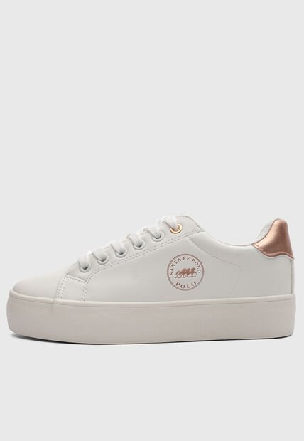 Tenis Casual Santa Fe Polo Blanco