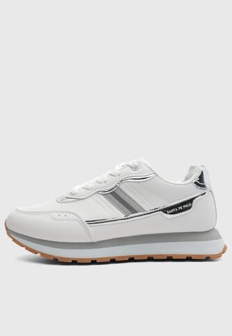 Tenis Lifestyle Santa Fe Polo Blanco SF Polo