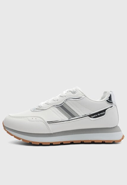 Tenis Lifestyle Santa Fe Polo Blanco