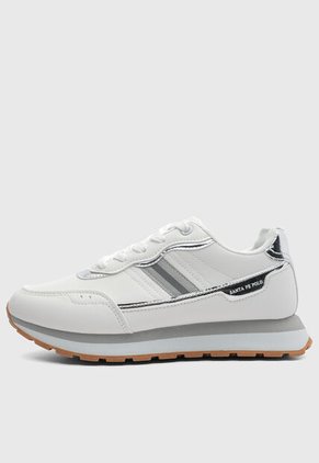 Tenis Lifestyle Santa Fe Polo Blanco