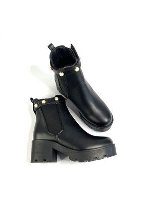 Botines Perla Johanson Negro Santamaria