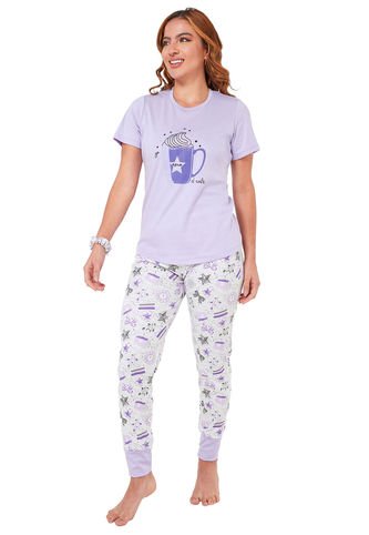 Pijama Mujer Hanna Azul Oscuro Santana Santana
