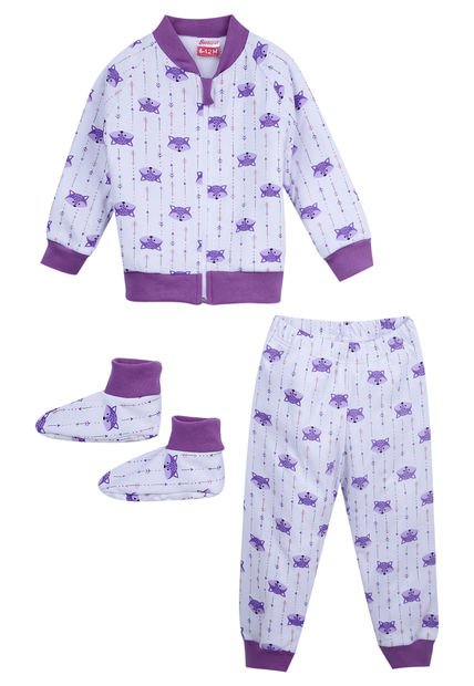 Pijama Térmica Niña María José Violeta