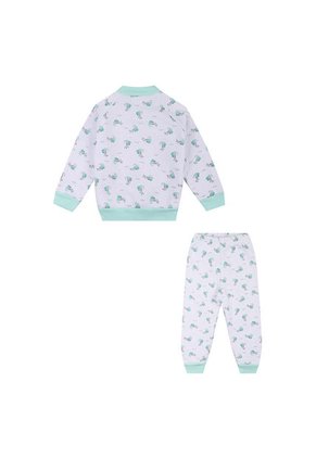 Pijama Niño Térmica 3 Piezas Estampado Verde Menta Santana