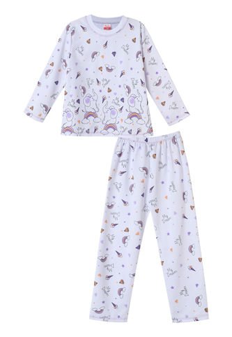 Pijama Niña Alicia Lila Medio Santana Santana