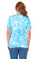 Camiseta Mujer Tie Dye Turquesa Santana de Santana