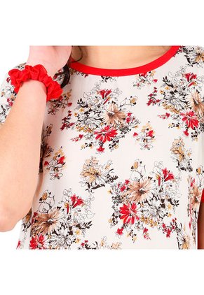 Pijama Mujer Camelia Rojo Santana