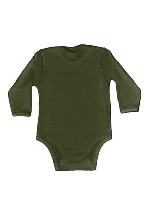 Body Bebé Manga Larga Verde Oliva Santana