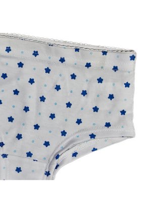 Panty Niña Estampado Azul Rey Medio Santana