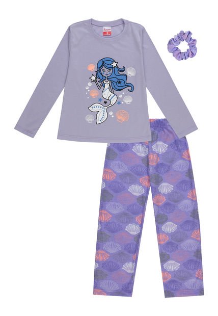 Pijama Niña Anita Santana Lila