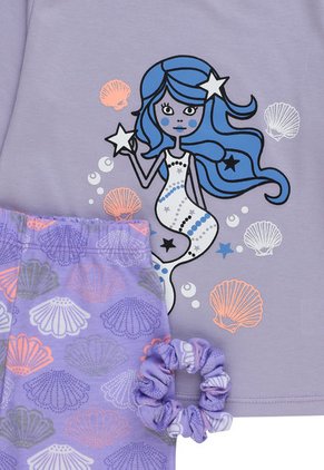 Pijama Niña Anita Santana Lila