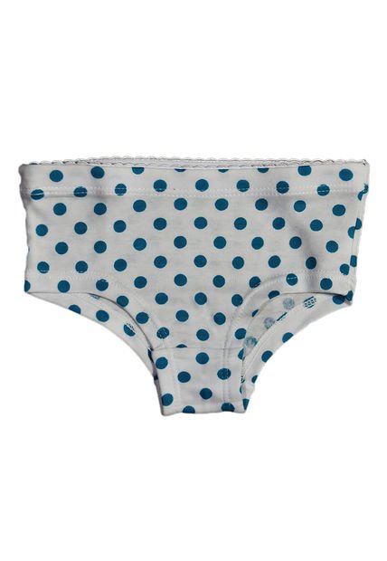 Panty Niña Estampado Azul Petróleo Santana