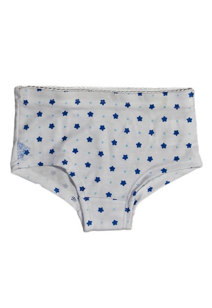 Panty Niña Estampado Azul Rey Medio Santana