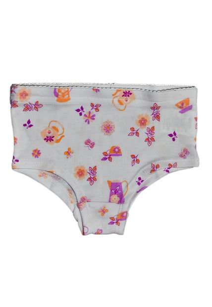 Panty Niña Estampado Naranja Santana