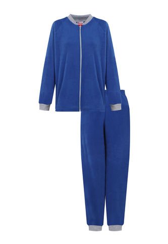 Pijama Unisex Térmica Polar Azul Clásico Santana Santana
