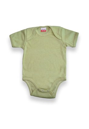 Body Bebé Manga Corta Verde Limon Santana