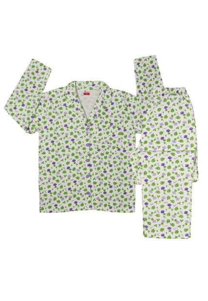 Pijama Mujer Daniela Lila Oscuro Santana