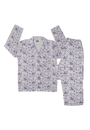 Pijama Mujer Daniela Morado Medio Santana