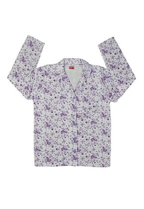 Pijama Mujer Daniela Morado Medio Santana