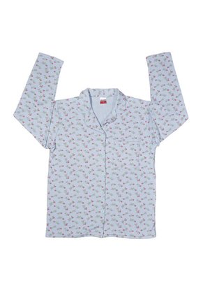 Pijama Mujer Daniela Azul Jaspe Santana