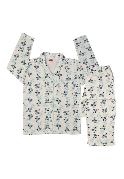 Pijama Mujer Daniela Turquesa Santana