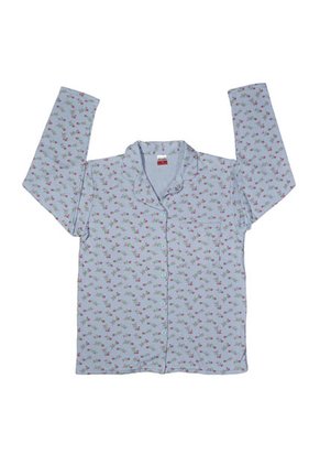 Pijama Mujer Daniela Agua Marina Medio Santana