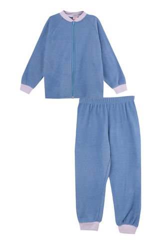 Pijama Unisex Térmica Polar Azul Hortensia Santana Santana
