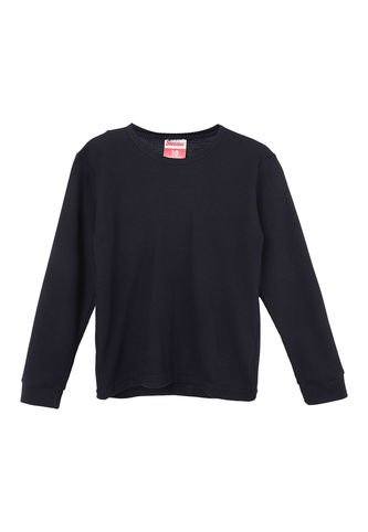 Camiseta Niño Manga Larga Azul Oscuro Cuello Redondo Santana Santana