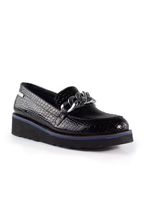 Mocasines Santorini Negros Mujer