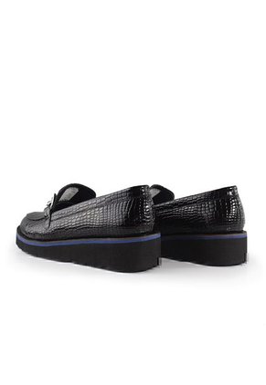 Mocasines Santorini Negros Mujer