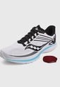 Tenis Running Blanco-Negro-Azul Saucony Kinvara 12 de Saucony
