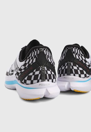 Tenis Running Blanco-Negro-Azul Saucony Kinvara 12