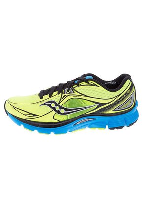 Running Verde Fluorescente-Negro-Azul Saucony Mirage 5