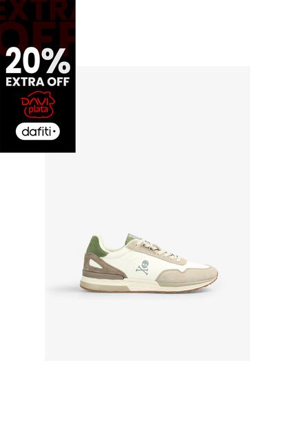 Tenis Scalpers Ms New Harry Hope Hombre 33019LIGHTKHAKI45 Verde