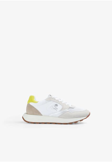 Tenis Scalpers Gina Mujer 58535OFFWHITE/LIME37 Multicolor