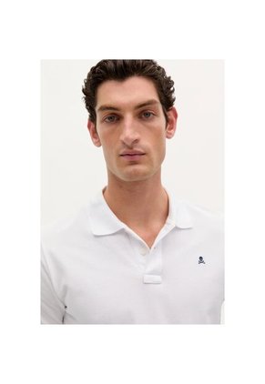 Polo Basico Calavera K14713WHITEXS Blanco