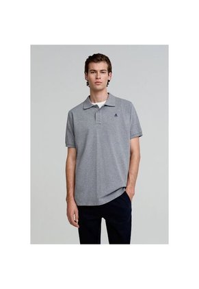 Polo Básico Calavera K14713GREYXXL Gris