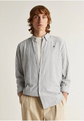 Camisa New Jon Bd 46172GREYISHBLUE39 Multicolor