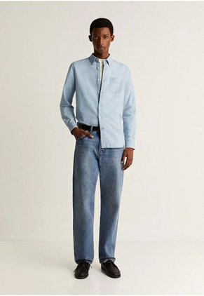 Camisa New Forest Denim Bd 46170LIGHTDENIM40 Multicolor