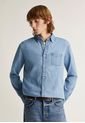 New Forest Denim Bd Shirt Blue Denim 38 46170BLUEDENIM38 Multicolor de Scalpers