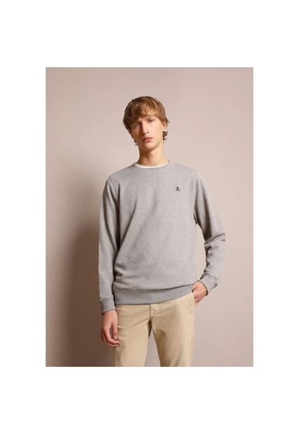 Sweater Calavera K25240GREYMELANGEL Gris